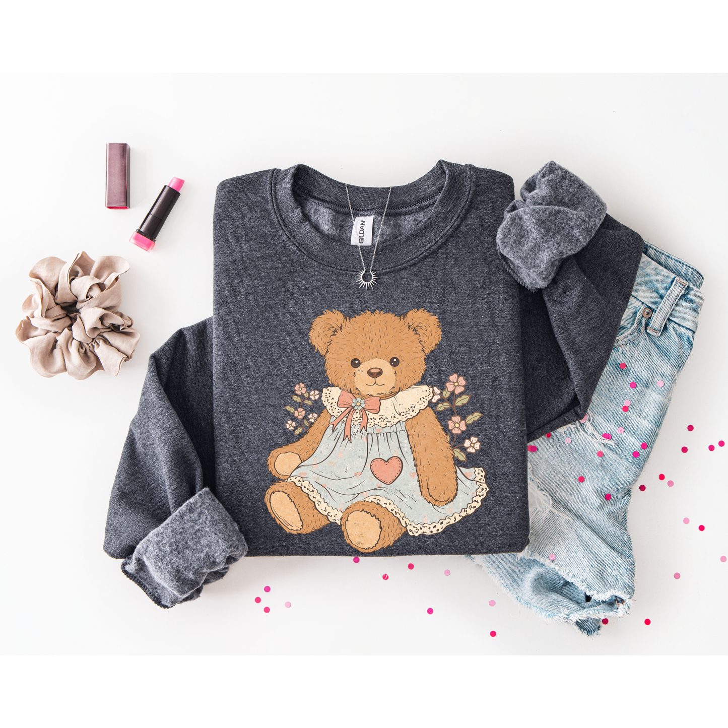 Vintage bear Gildan Crewneck ADULT