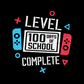 Level 100 days of school whiteDTF transfer A21