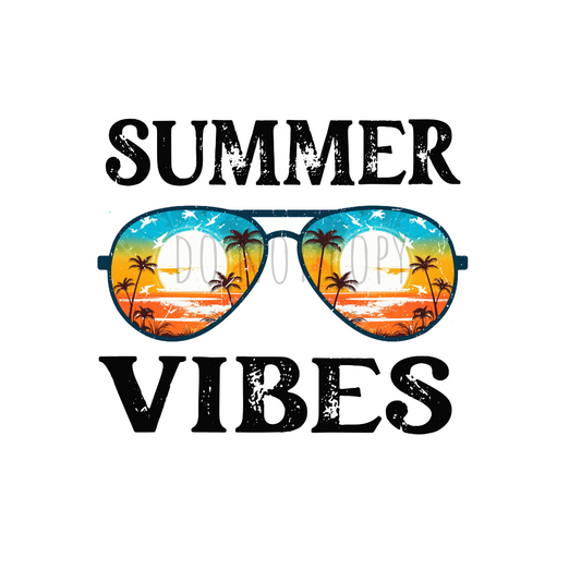 Summer vibes DTF transfer S94