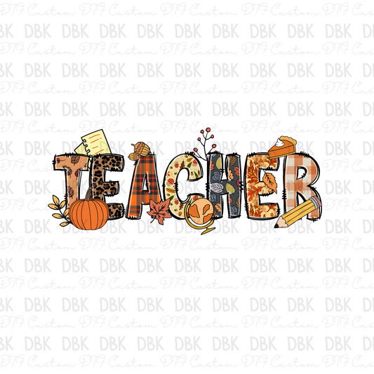 Teacher DTF Transfer F84