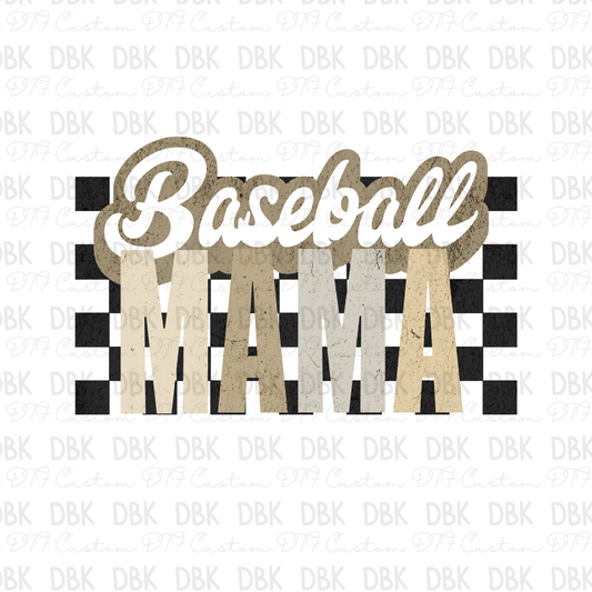 Baseball mama DTF Transfer C45