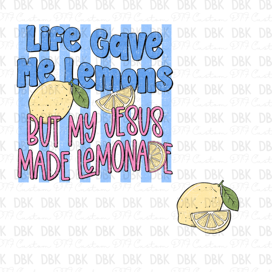 Life gave me lemons DTF Transfer (Don't forget to purchase the pocket)