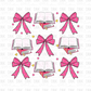 Books & Bows DTF Transfer D4