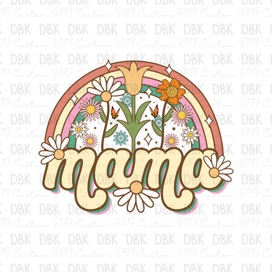Mama rainbow DTF transfer N182