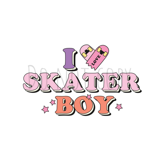 I love skater boy DTF transfer