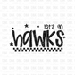 HAWKS DTF Transfer BLACK M182