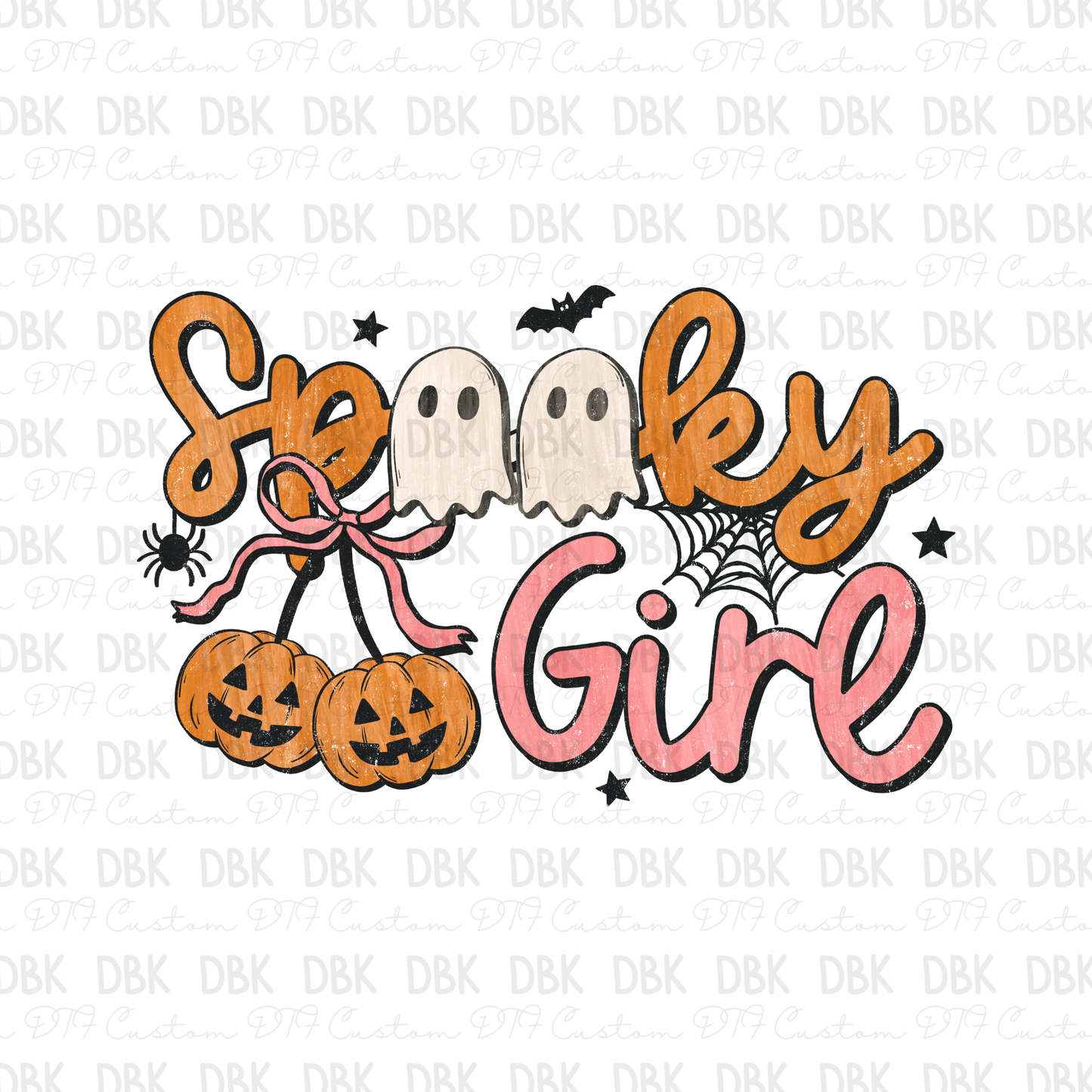 Spooky Girl DTF Transfer H349
