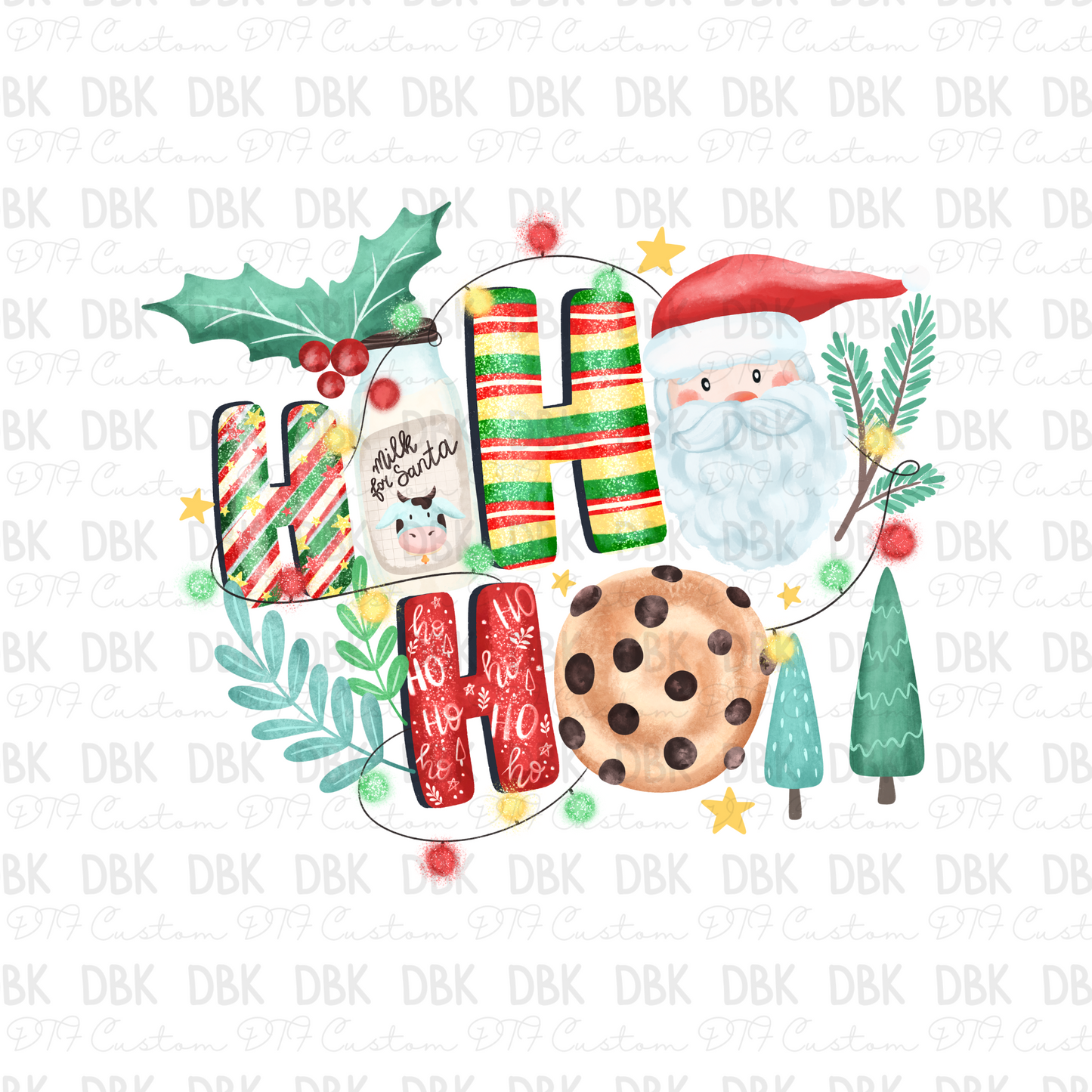 HO HO HO DTF Transfer E169