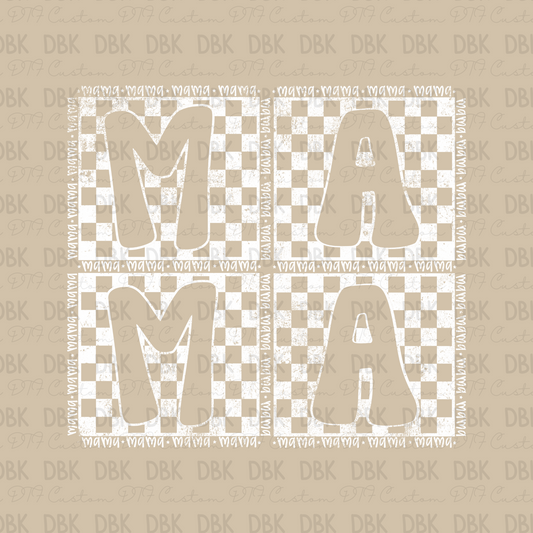 Mama DTF Transfer WHITE N249