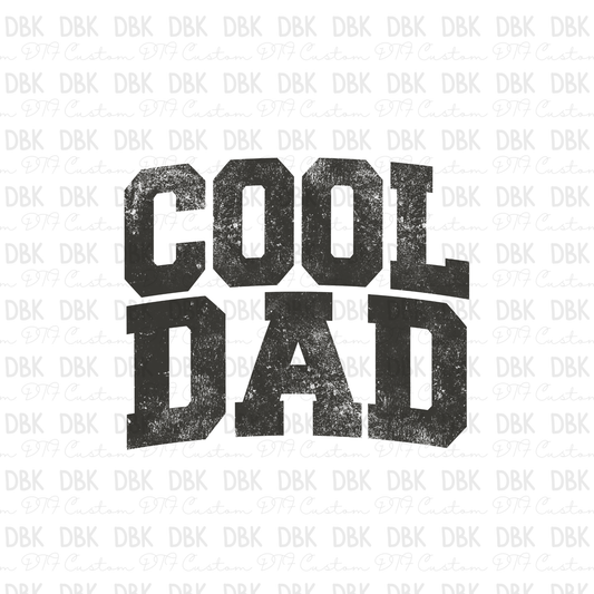 Cool Dad DTF Transfer GREY