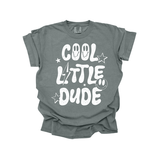 Cool little dude DTF Transfer WHITE