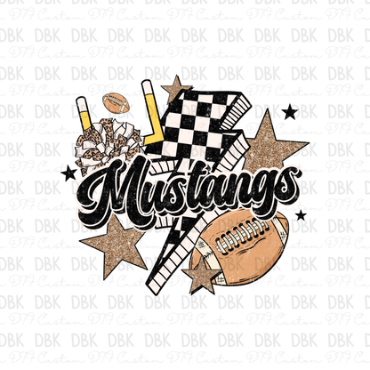 Mustangs DTF Transfer M233