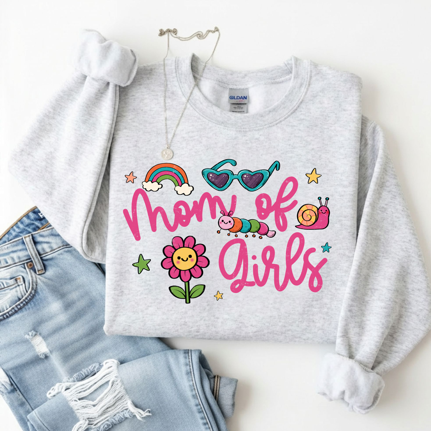 Mom of Girls DTF Transfer