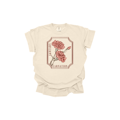 January Floral DTF transfer