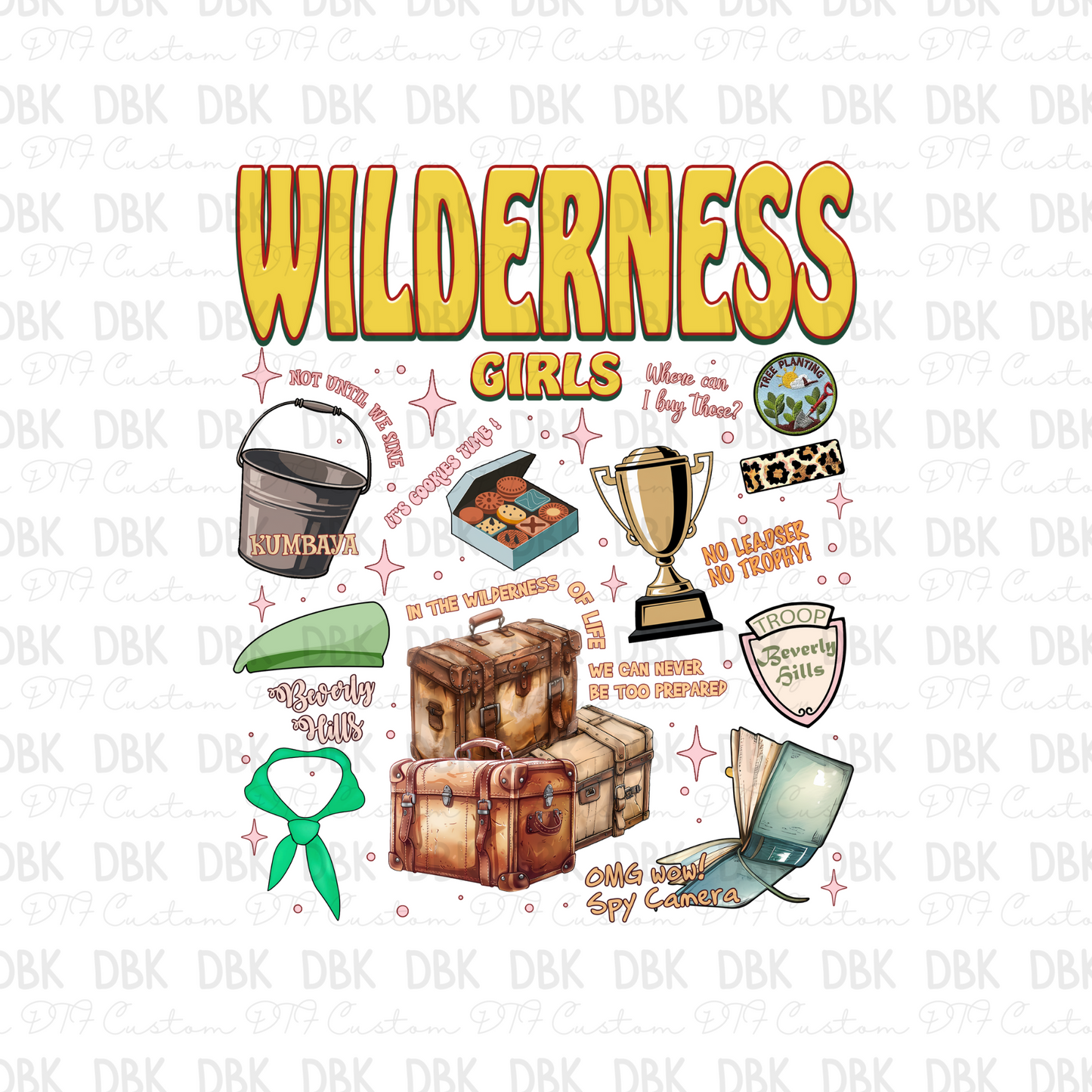 Wilderness girls DTF Transfer