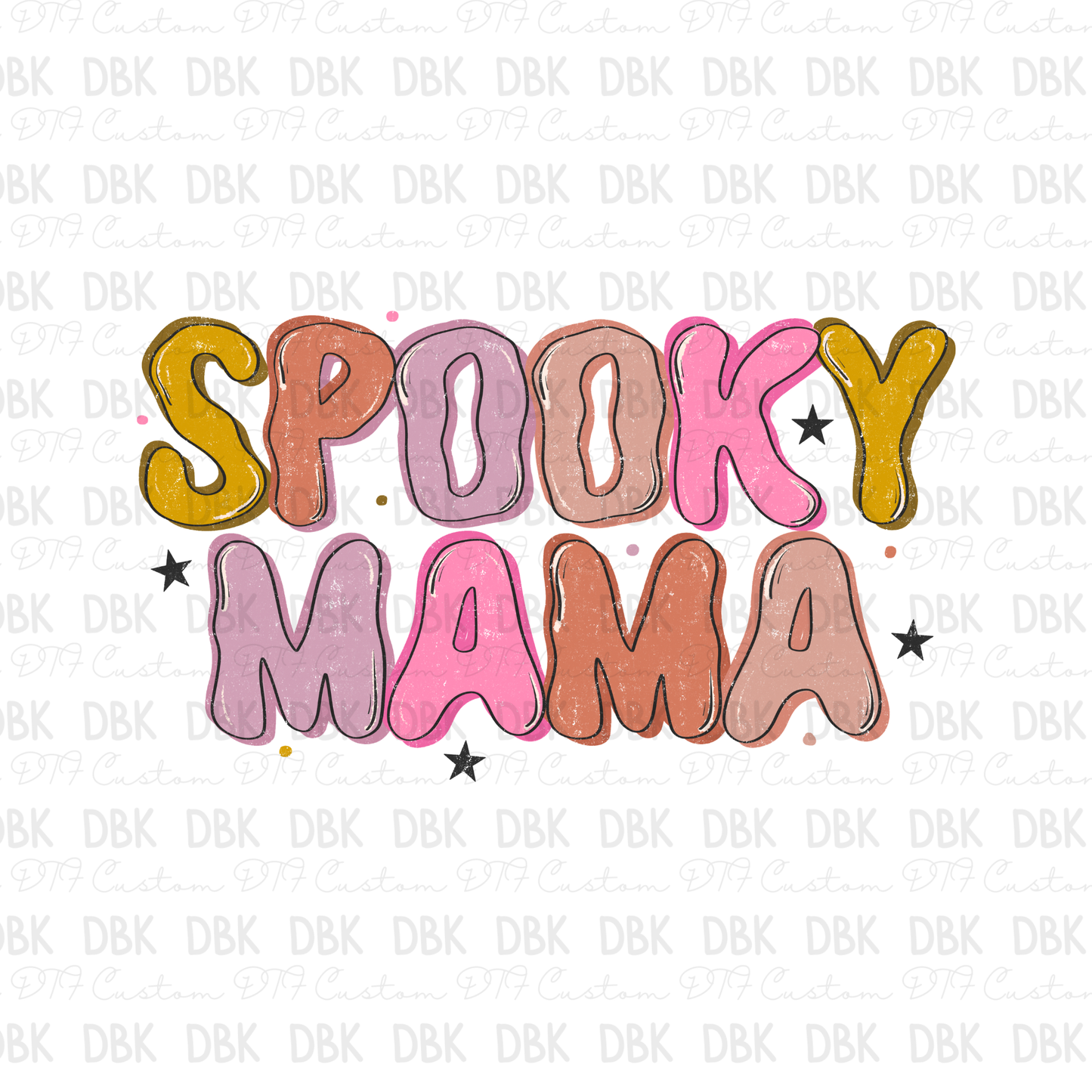 Spooky Mama DTF Transfer H350