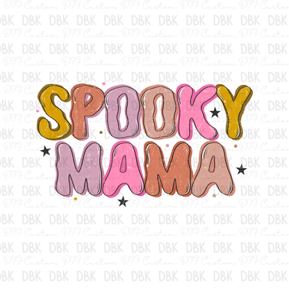 Spooky Mama DTF Transfer H350