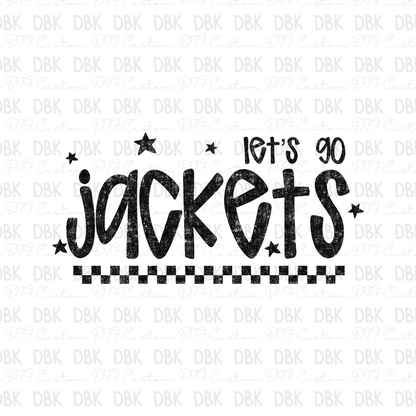 JACKETS DTF Transfer BLACK M185