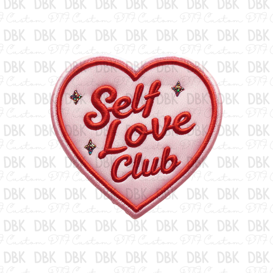 Self love club DTF transfer B84