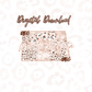 North Dakota Rose Gold Leopard Digital Download