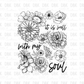 It is well with my soul DTF transfer BLACK