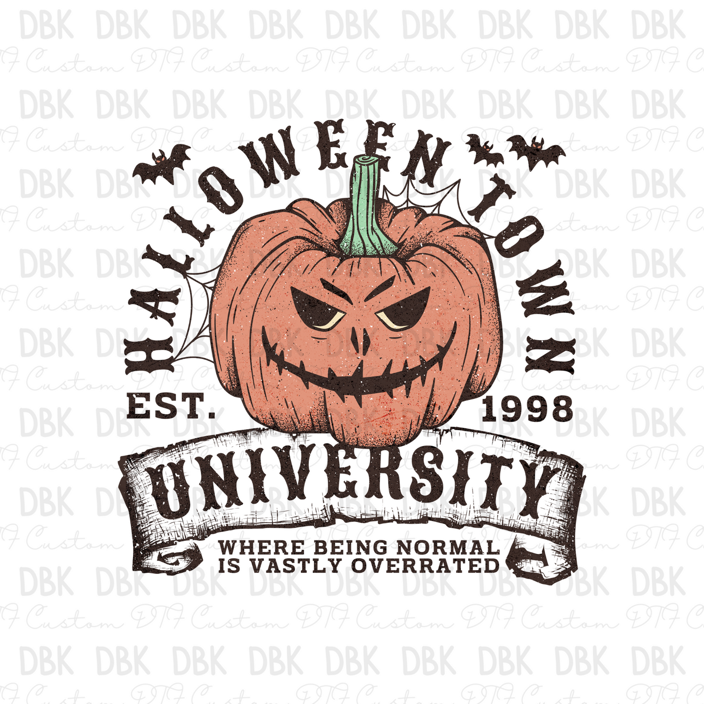 Halloween town University DTF Transfer H173