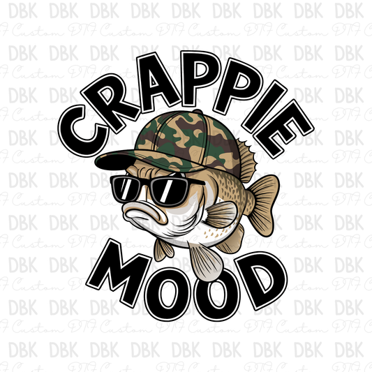 Crappie Mood DTF Transfer