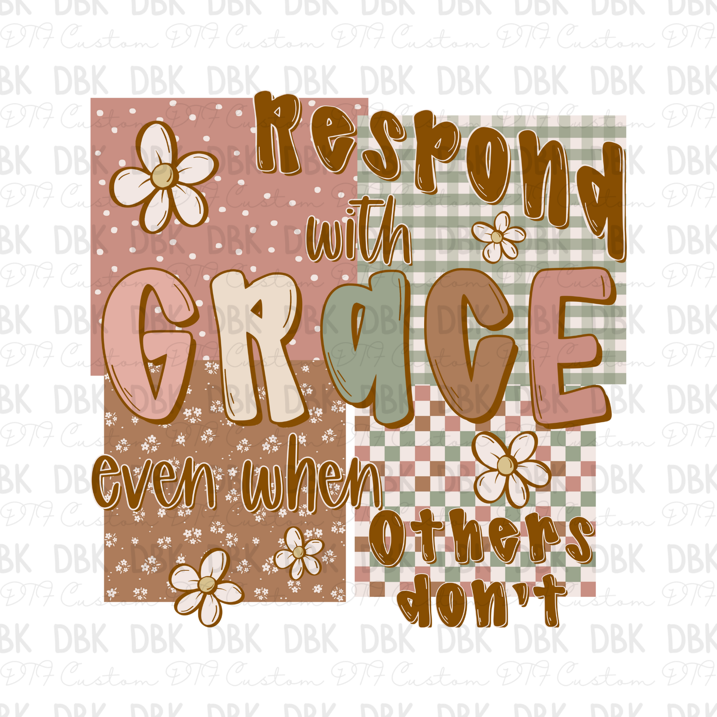 Respond with Grace DTF Transfer FT17