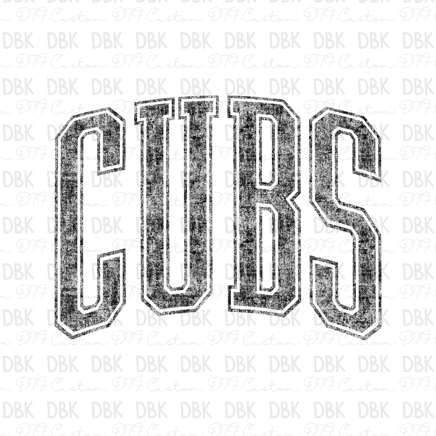 Cubs DTF Transfer