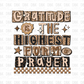 Gratitude is the highest form of prayer DTF Transfer FT152