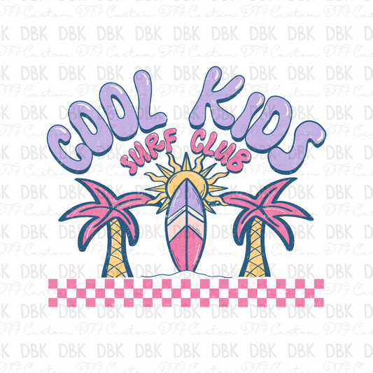 Cool Kids surf club DTF Transfer K131