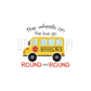 The wheels on the bus DTF transfer A15