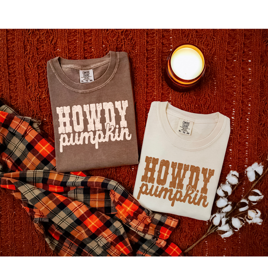 Howdy Pumpkin DTF Transfer