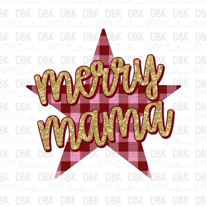 Merry Mama DTF Transfer