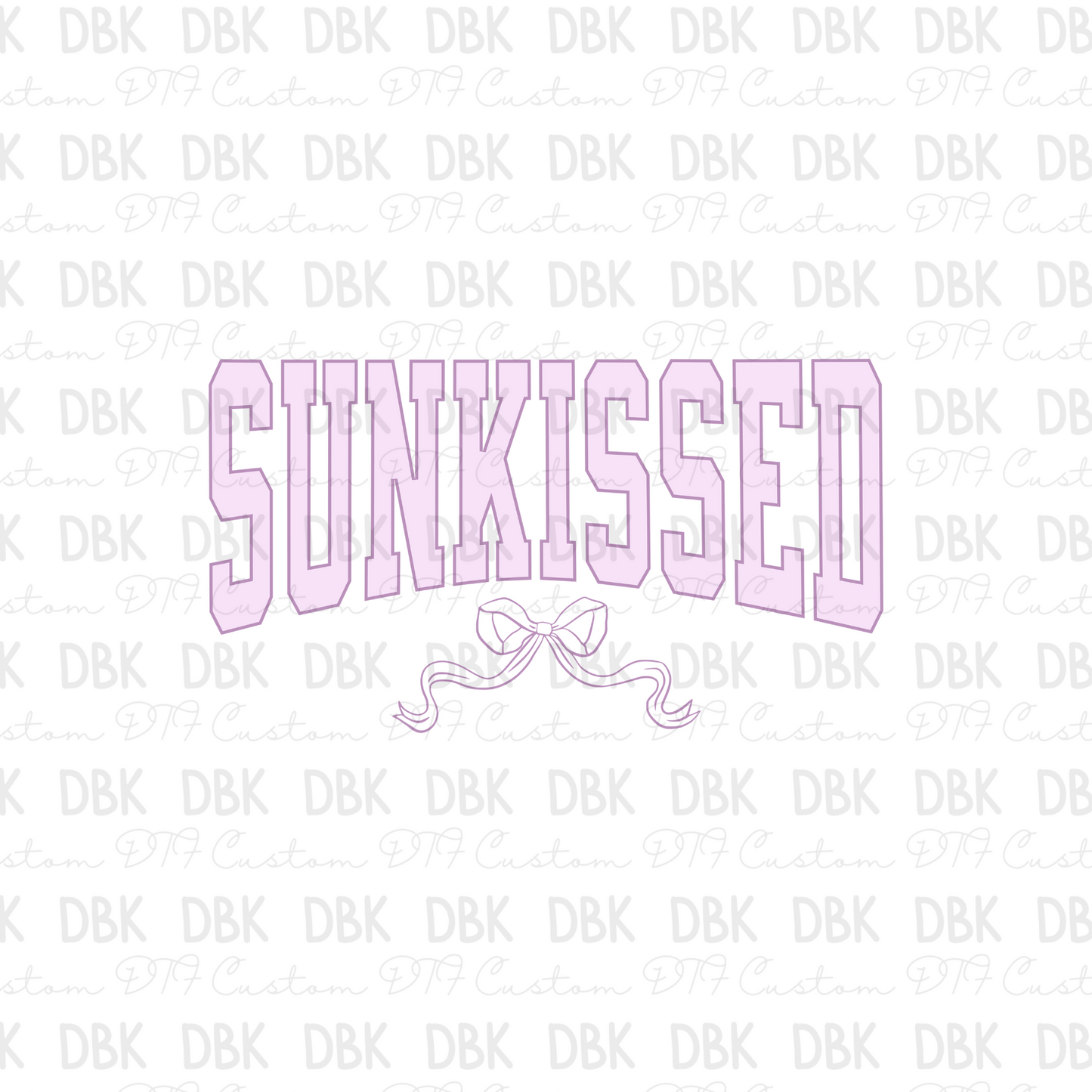 Sunkissed DTF Transfer PURPLE