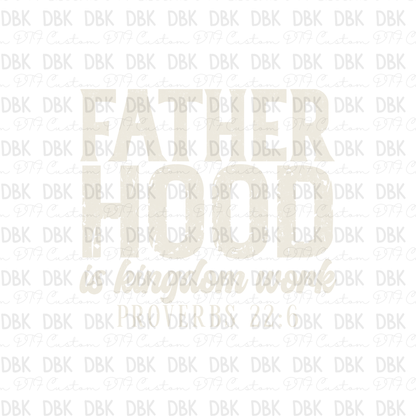 Fatherhood DTF Transfer DD40