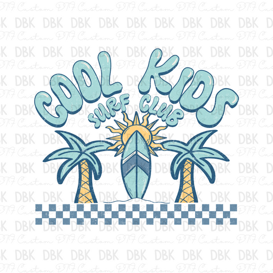 Cool Kids surf club DTF Transfer K130