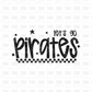 PIRATES DTF Transfer BLACK M190