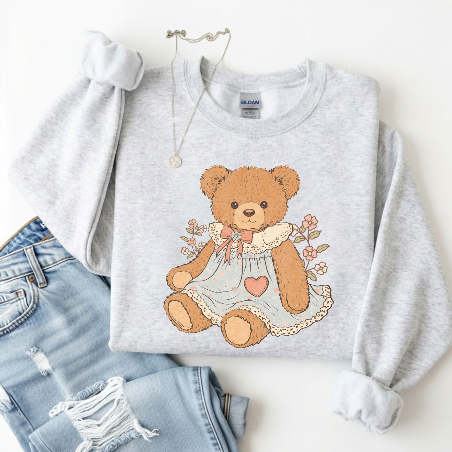 Girl Bear DTF Transfer