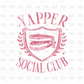 Yapper Social Club DTF Transfer MAGENTA I221