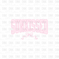 Sunkissed DTF Transfer PINK