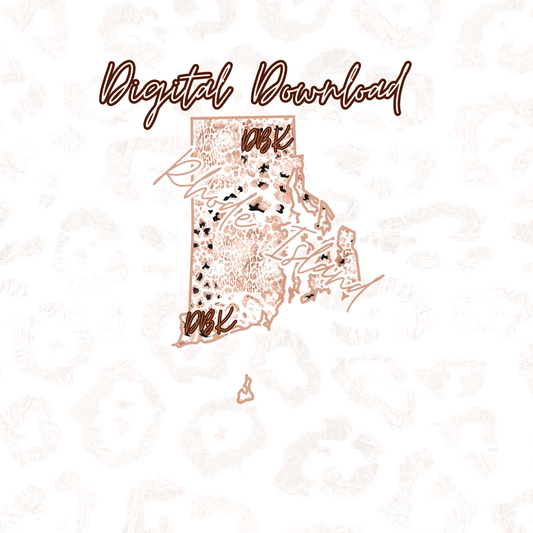 Rhode Island Rose Gold Leopard Digital Download (Copy)