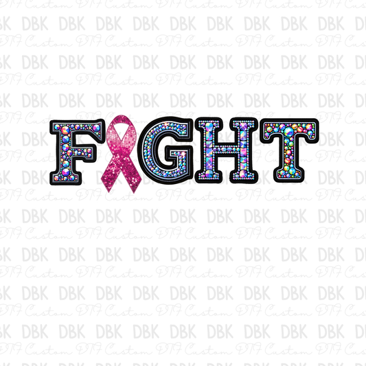 Breast cancer fight DTF Transfer L12