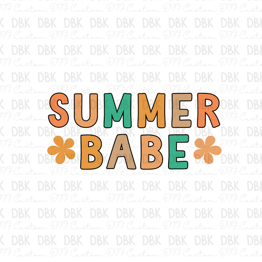 Summer Babe DTF Transfer S96