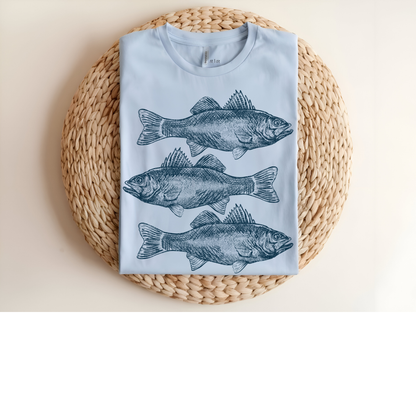 Fish DTF Transfer BLUE