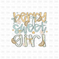 Berry Sweet Girl DTF Transfer