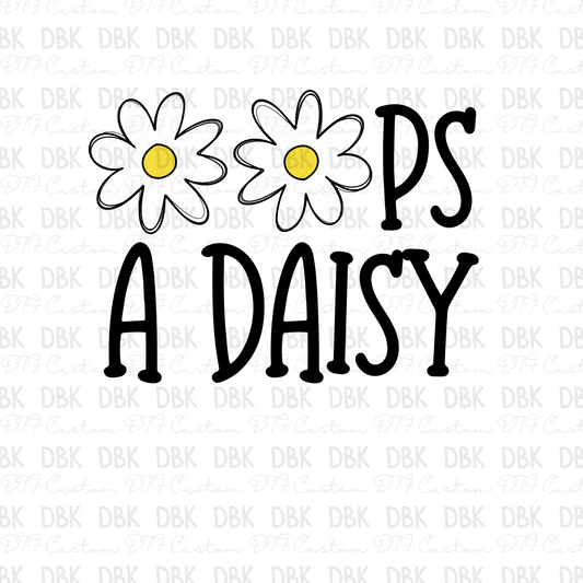 OOPS A DAISY DTF Transfer