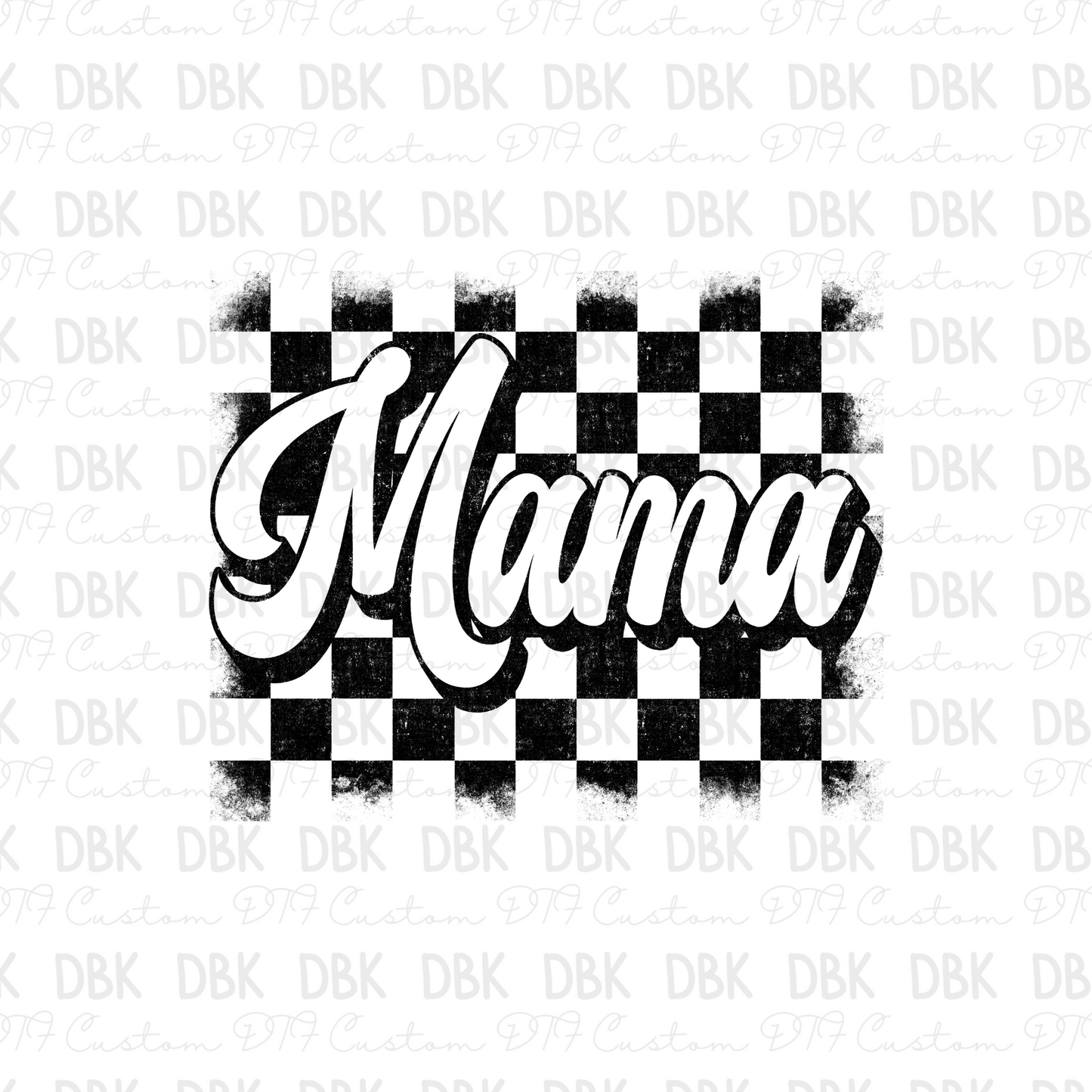 Mama DTF Transfer BLACK