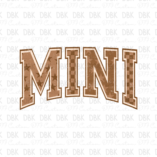 Mini DTF Transfer BROWN