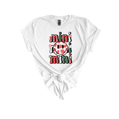 Strawberry mini smiley DTF transfer K84